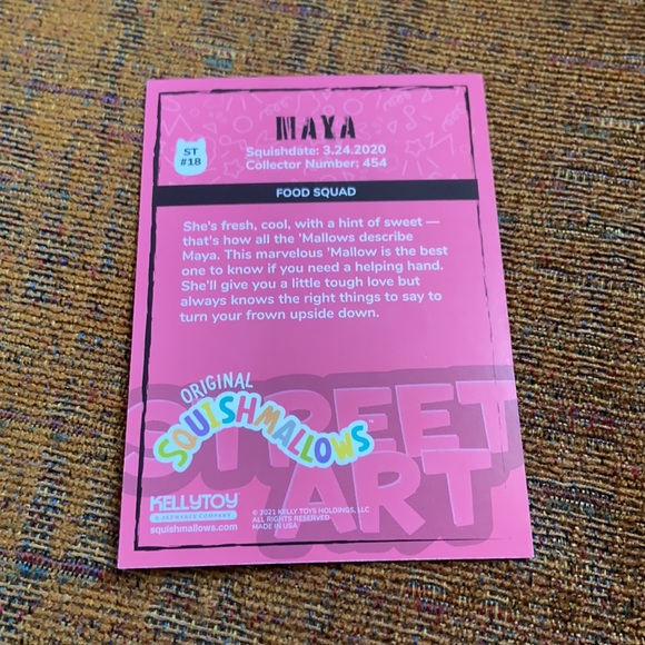 Maya Street Art Squishmallow Trading Cards - Picture 2 of 2